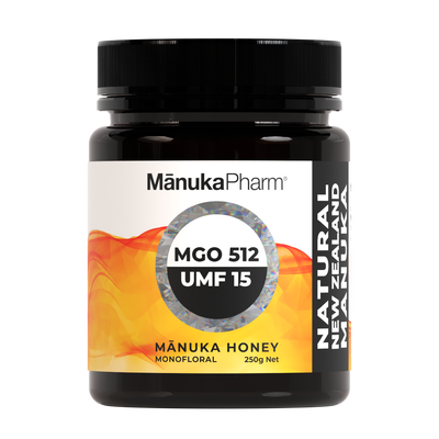 MGO512/UMF15 Mānuka Honey 250g Monofloral